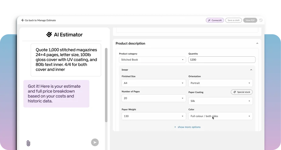 GelatoConnect - How to implement an AI print estimator: a step-by-step guide for 2026